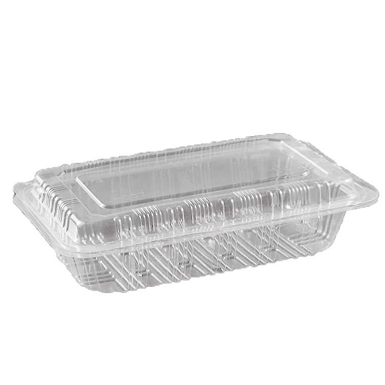 New Product Square Clear Disposable food container Kiwi Fruit Mango Packaging Plastic Shaped Box