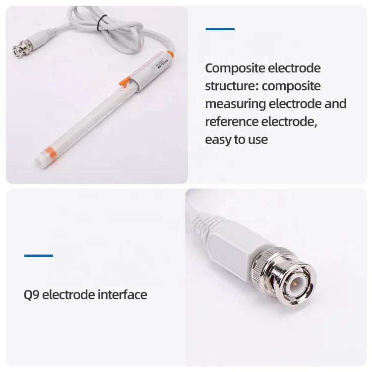 DSPF-202-C Fluoride Combined Ion Selective Electrode  ISE probe for laboratory water quality testing