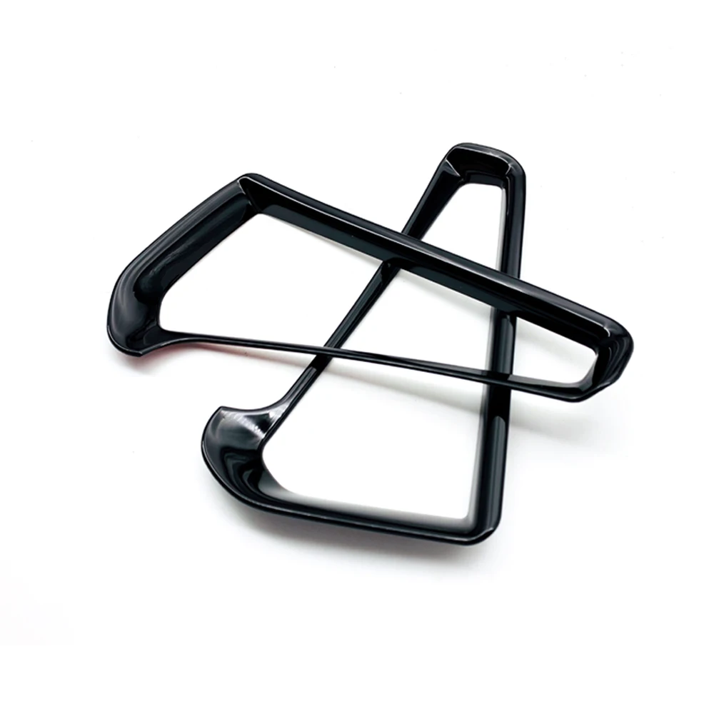 ABS Piano Black Rear Foglamp Cover Auto Parts Foglight Cover For Toyota Noah Voxy 80 Car Accessories