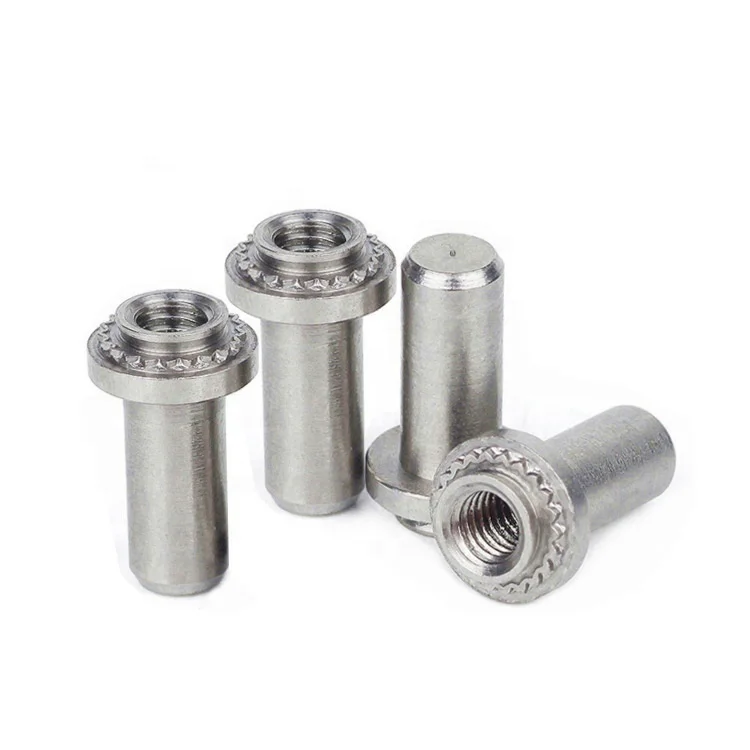 Factory supply Self Clinch Blind Nut Stainless Steel M3 M6 M8 sealed-thread press nuts fasteners for thin sheet metal