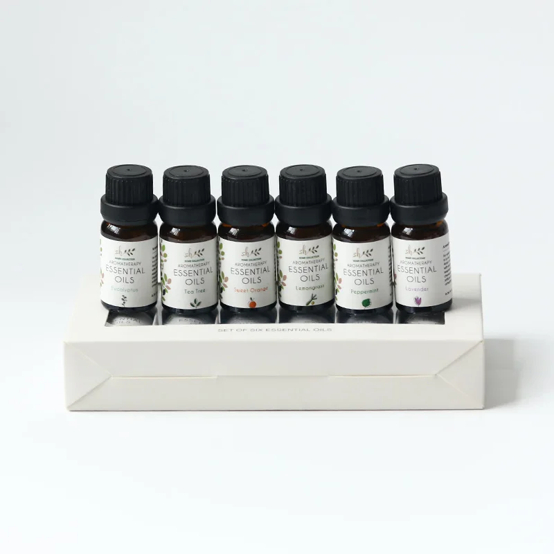 6Pcs/set  Aroma Essential Oils  Set Natural Plant Oil  Protective Aromatherapy Top 6 Essential Oil Starter Set