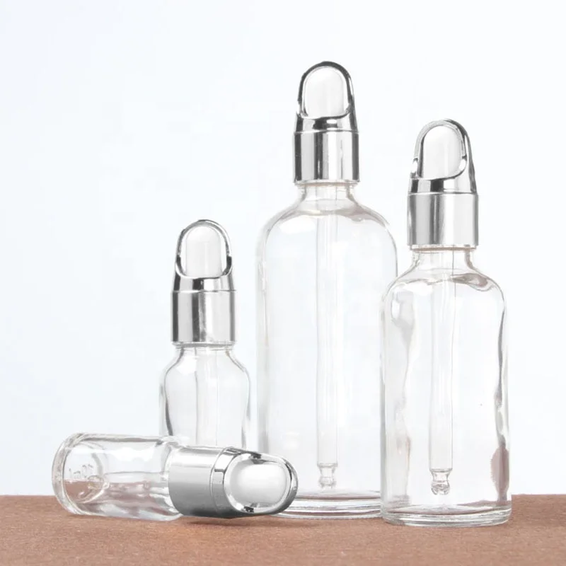 
 Прозрачные стеклянные многоразовые бутылки для эфирных масел, оптом  