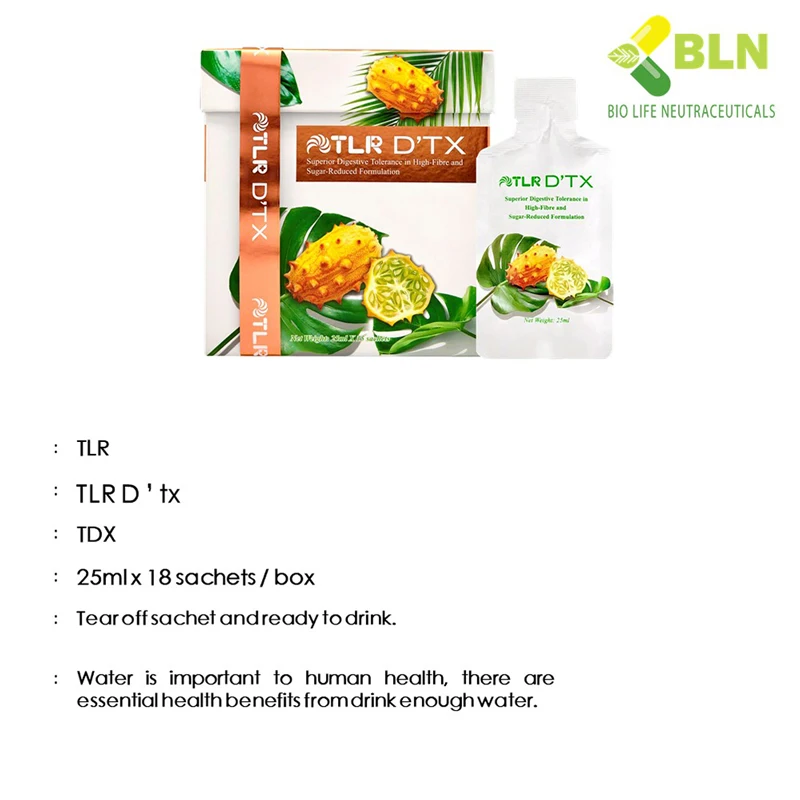 High Quality Innovative Product TLR DTX Botanical Beverage Enhance Body Immune System and Promote Defecations