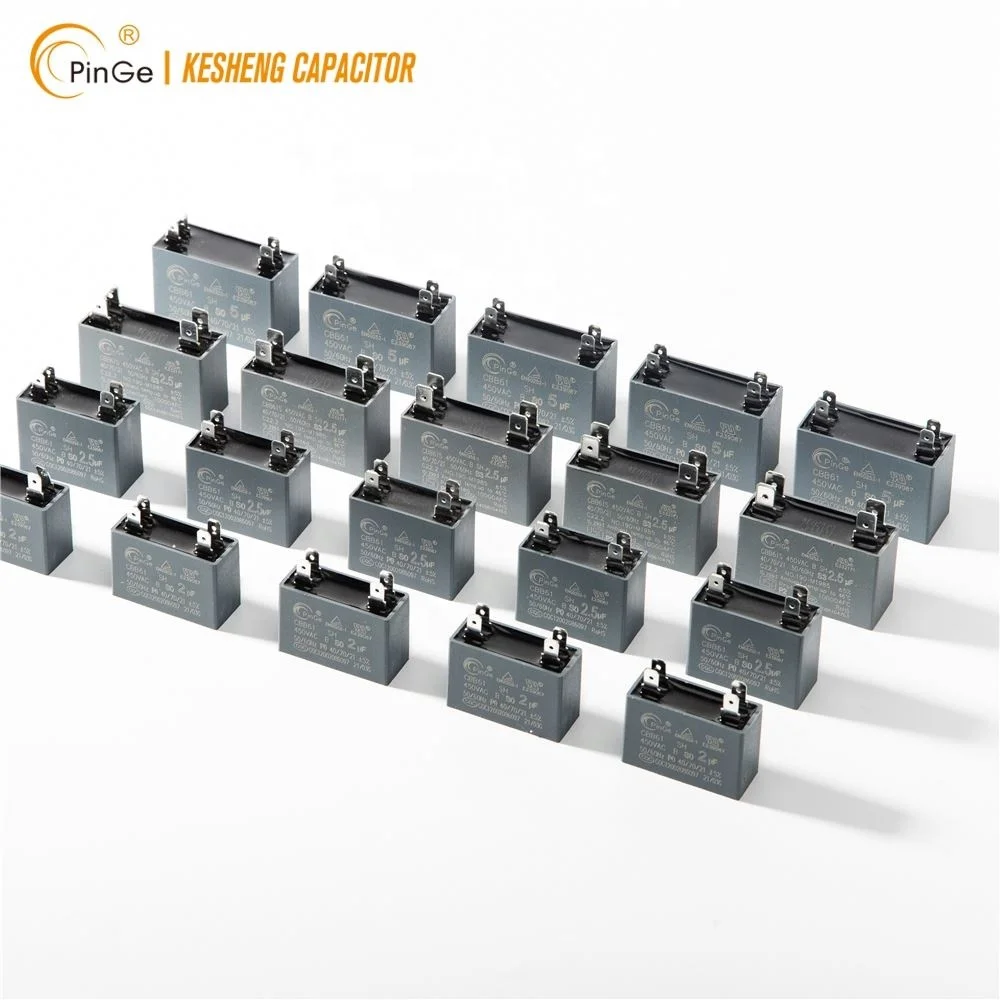 High quality CBB series cbb61 ceilling fan capacitor mpp capacitor 450v3.5uf capacitor