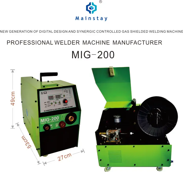 Thailand MIG Spot Welding Machine 1ph Tig Mig Mig200 Mig Welders