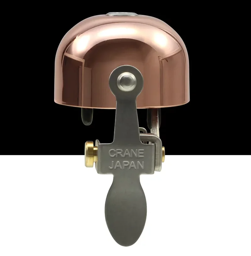 
Crane E-ne bell Japanese unique Polished Gold Bicycle Small Brass Bells for sale bike brass bells 