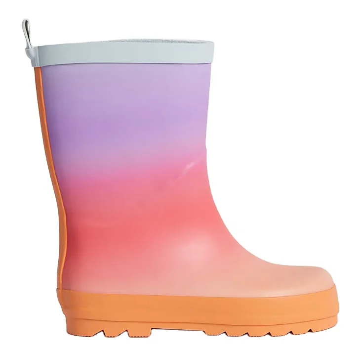 Водонепроницаемые резиновые сапоги Galoshes оптом детские 2024 Chaussures Enfants De Pluie 7Ans