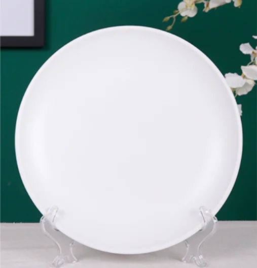 Elegant Wedding custom size white porcelain dishes white ceramic plate