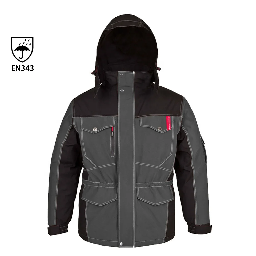 Safety outdoor mens waterproof winter custom parka jacket