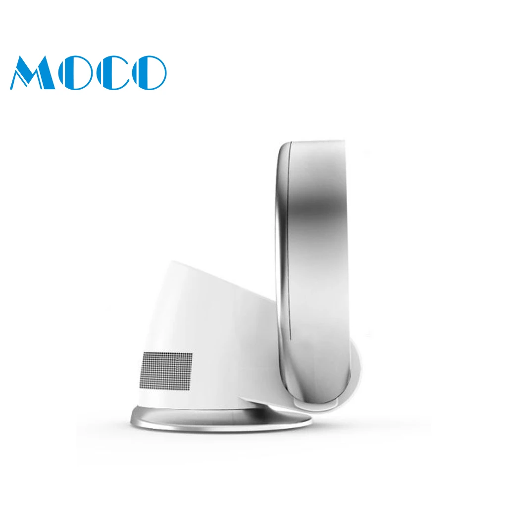 Free sample  Leafless wall mount bladeless fan intelligent table