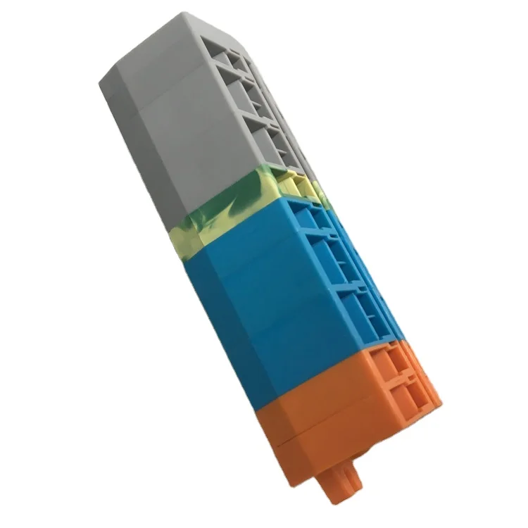custom through panel terminal connector push wire power bus bar feed through miniature terminal block