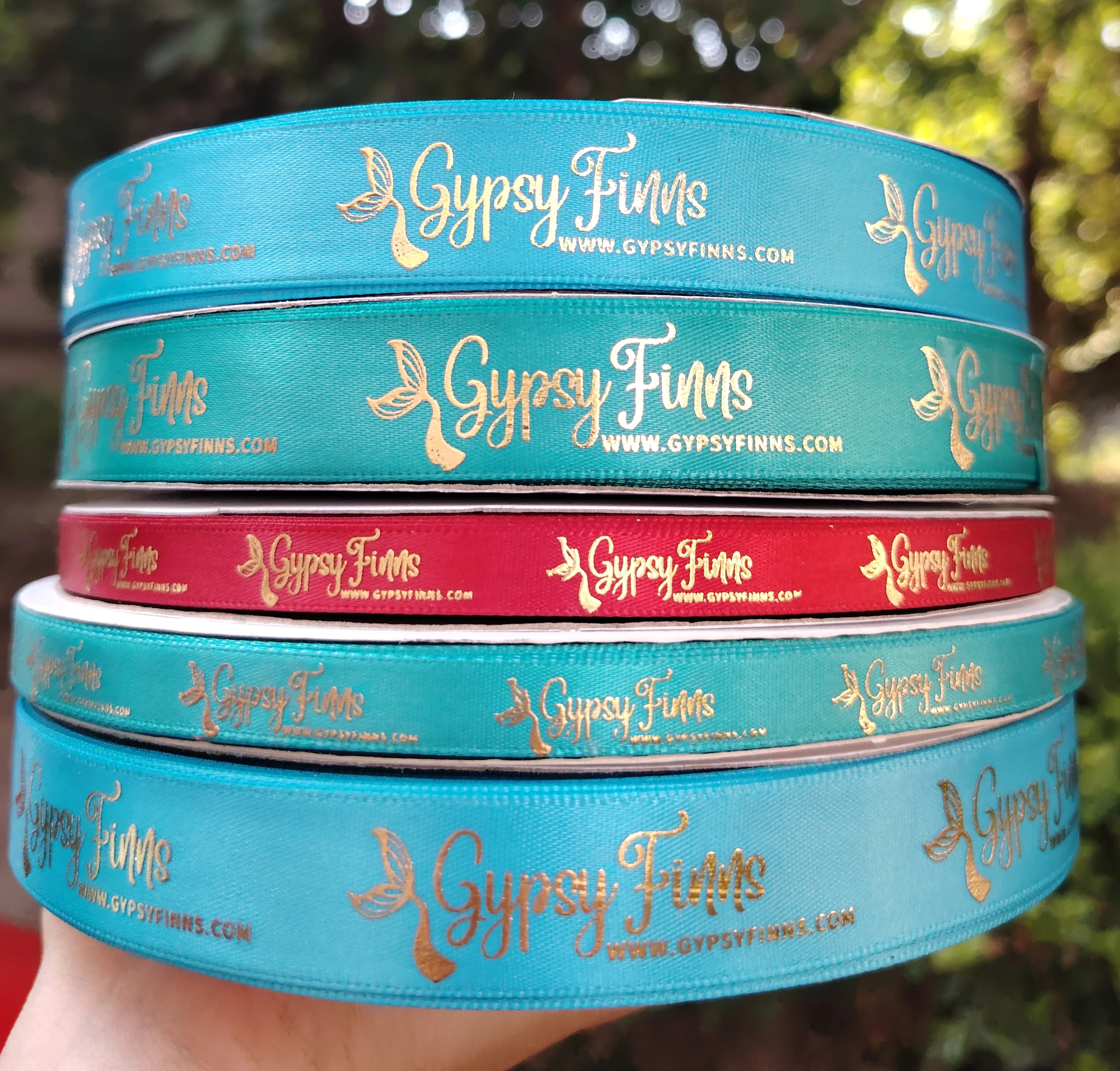 Factory Classic Eternal Love 2.5CM * 38Yards Thread Ribbon Printing Letter Ribbon Roll Ribbon for bouquet gift packaging