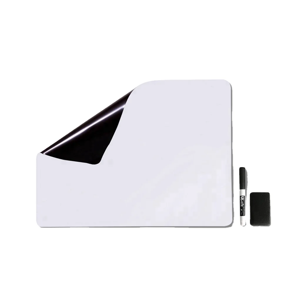 Hot sale can customize white board rolling magnetic white board refrigerator sticker
