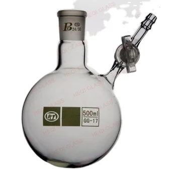 Thick wall reaction spherical flask distillation reaction flask