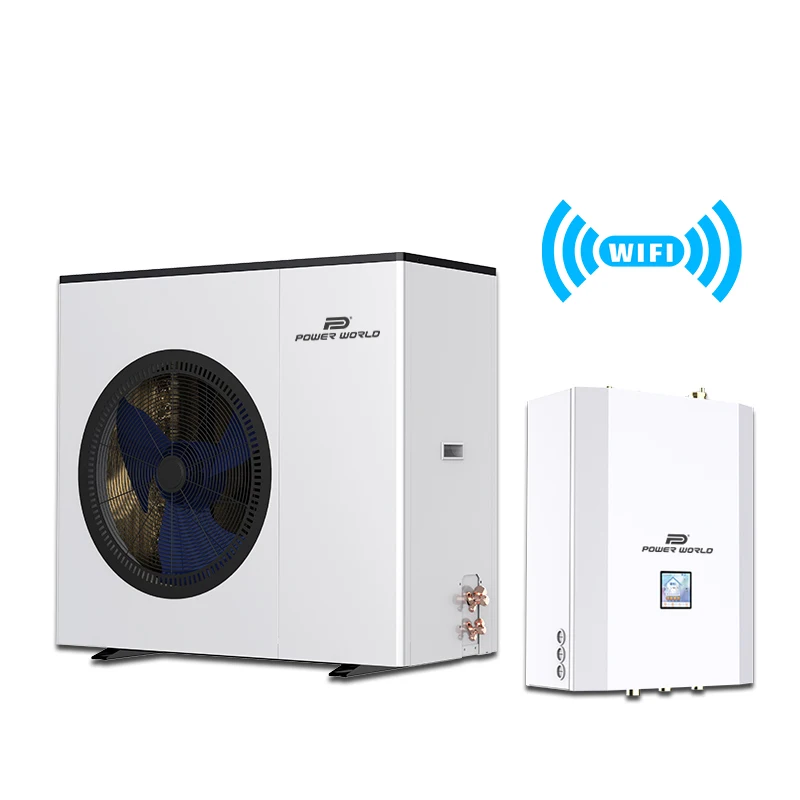 Popular design split heat pumps new system in europe solar power heat pumps for central house heating