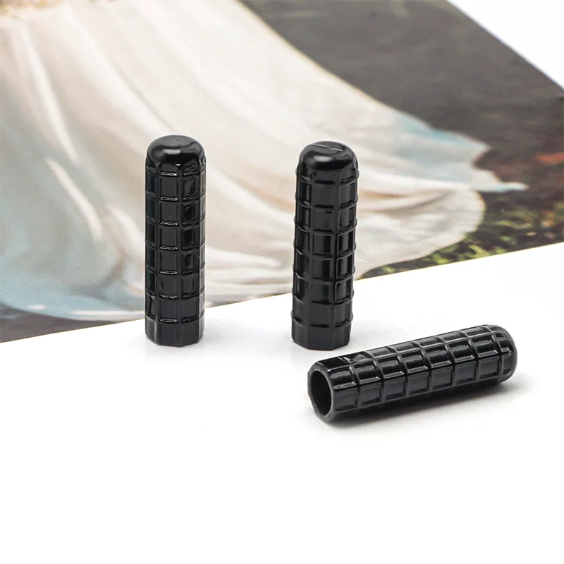 Custom Zinc Alloy Round Metal Tips Gold Aglet Tips Metal Shoelace Aglet For Sneaker Hoodies Drawstring