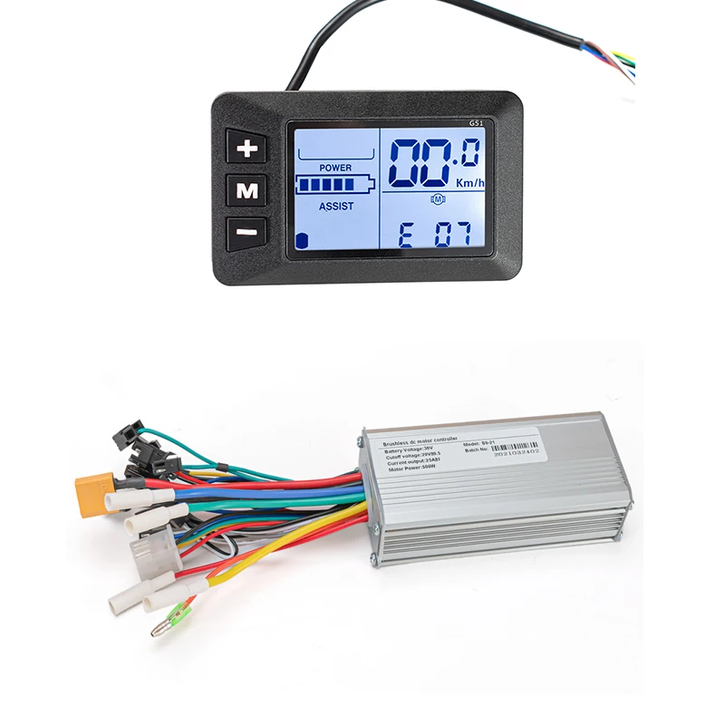 G51 24V-48V 250W 350W 500W Electric Bicycle Display for Electric Bicycle Parts