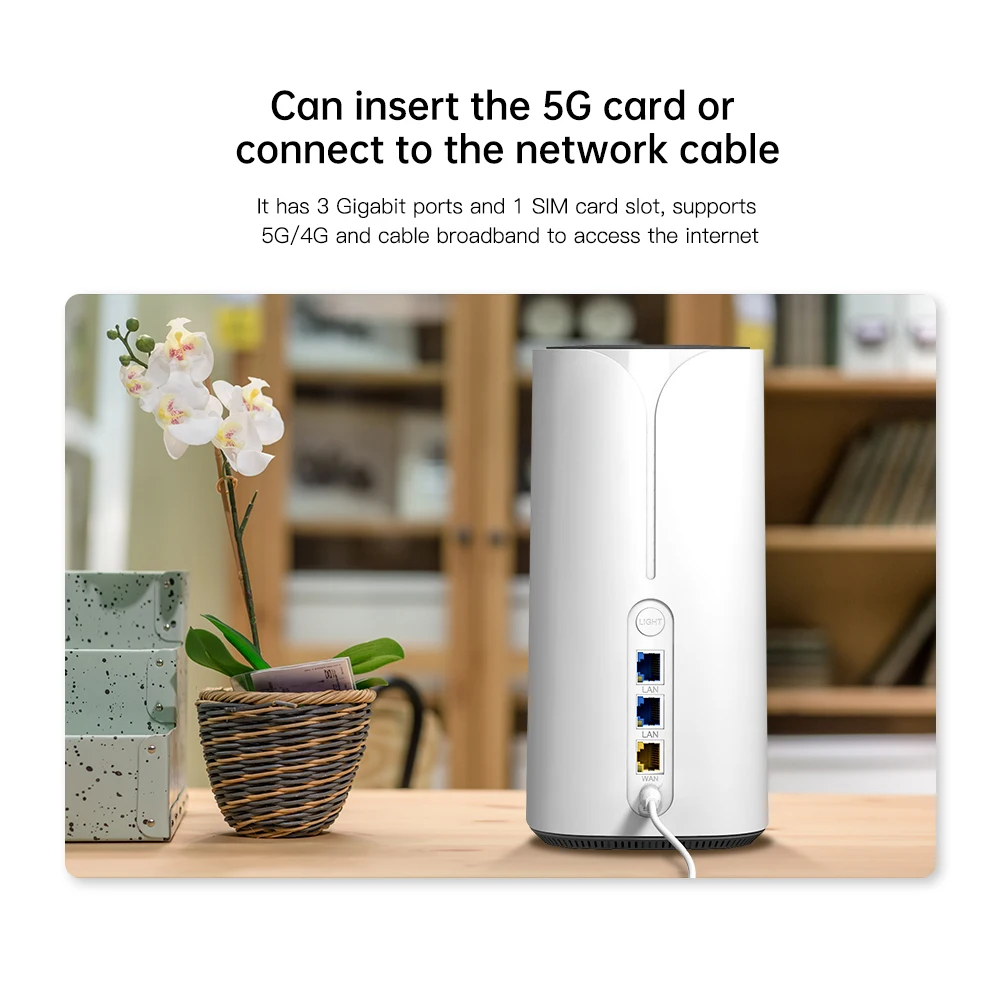  Wi-Fi-роутер EDUP Gigabit WiFi 6 AX1800 Wi-Fi-маршрутизатор 4G LTE CPE модем 5G роутер со слотом для