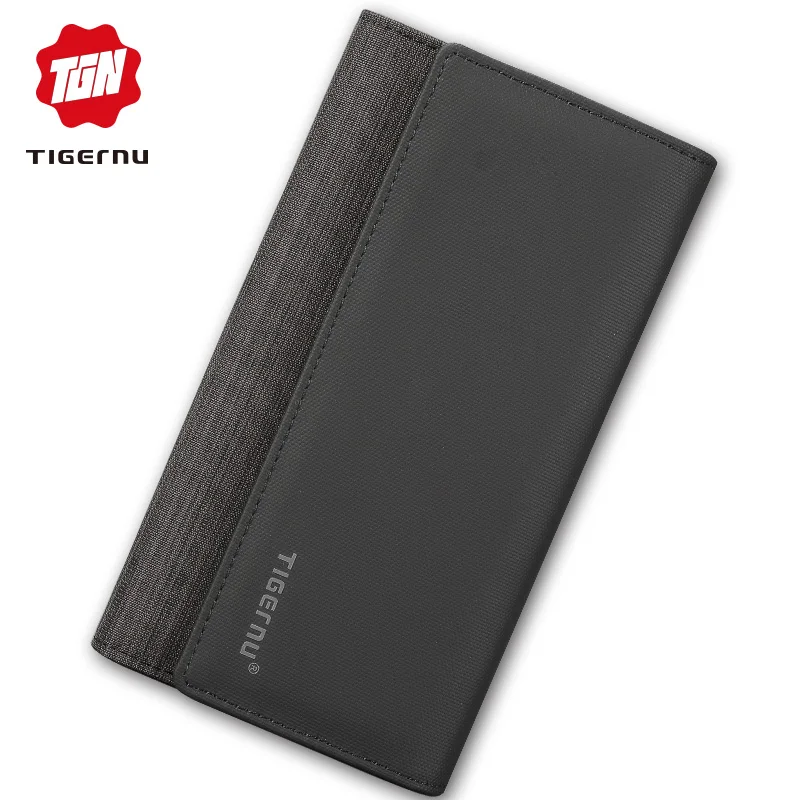 Рюкзак Tigernu T-S8080 длинная стильная сумочка, кошелек, сумка для мужчин, деловой стиль, модный новый кошелек длинный кошелек для мужчин