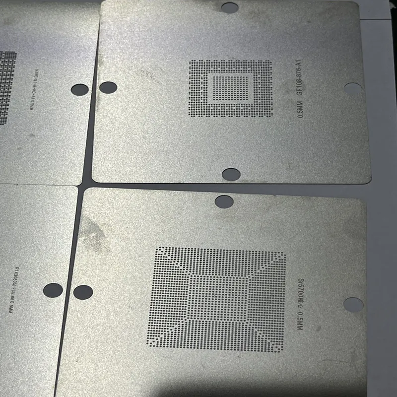 Nvidia RTX3060 GTX1080Ti GTX1060 RTX2080 RX6800XT A1419 A1312BGA Reballing Stencil for GPU Graphics Card Chip Tin Planting