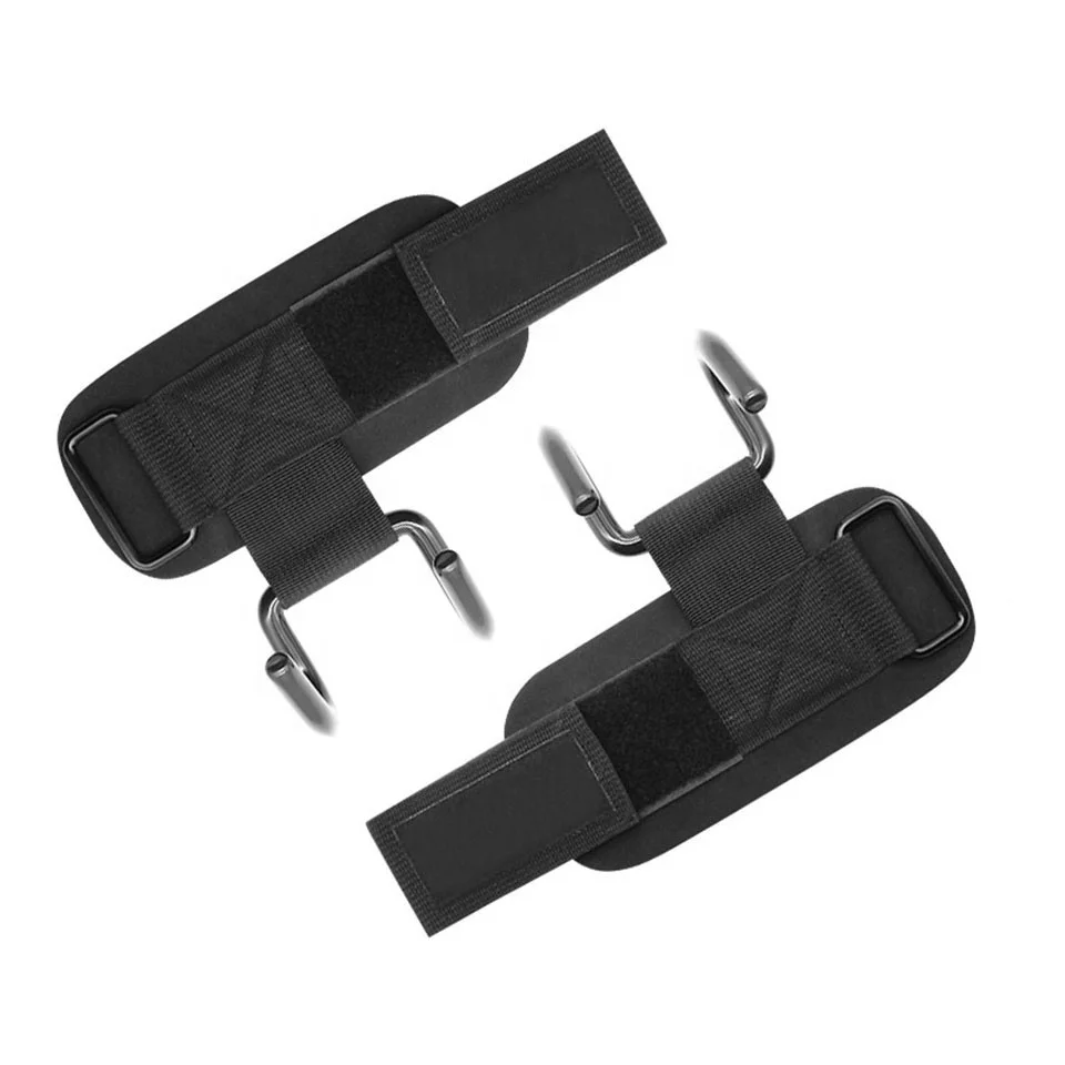 Weight Lifting Hook Hand Bar Wrist Straps Weightlifting Strength Training Hook Support