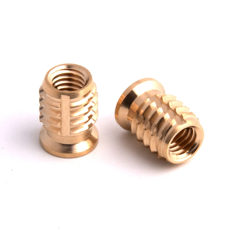 Внутренние и внешние зубья Медная гайка самонарезающая втулка для винтов TTH замок самонарезающие вставные