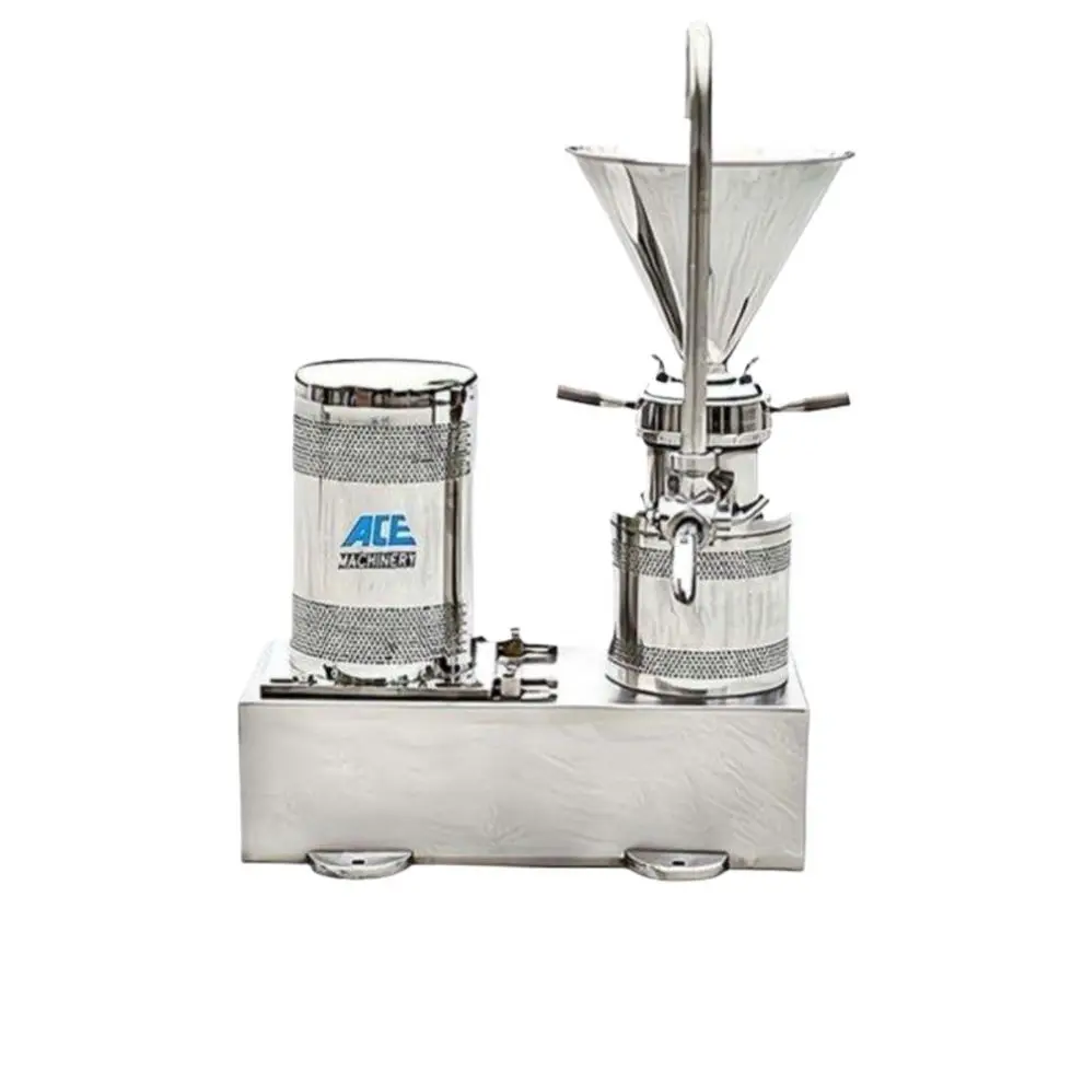 Industrial Almond Butter Colloid Mill Sesame Tahini Peanut Butter Making Machine Cocoa Soya Beans Grinding Equipment