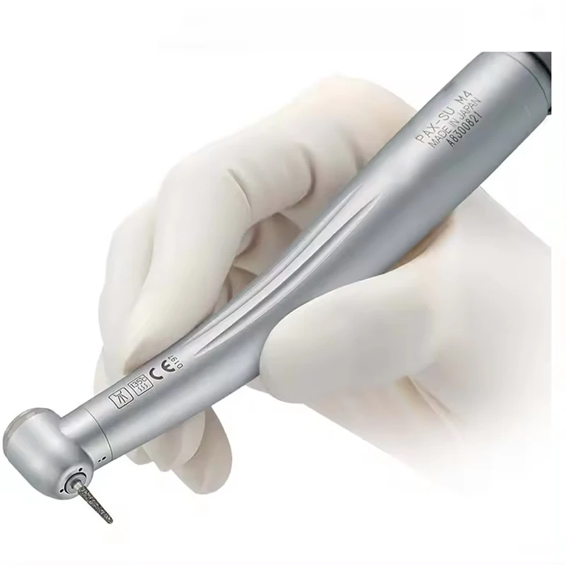 Dental High Speed Normal Handpiece Push Button Ceramic Bearing  Water Spray Air Turbine