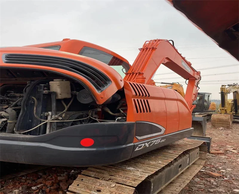 7 ton Korea made Wonderful quality 95% new used doosan dx75 excavator for sale