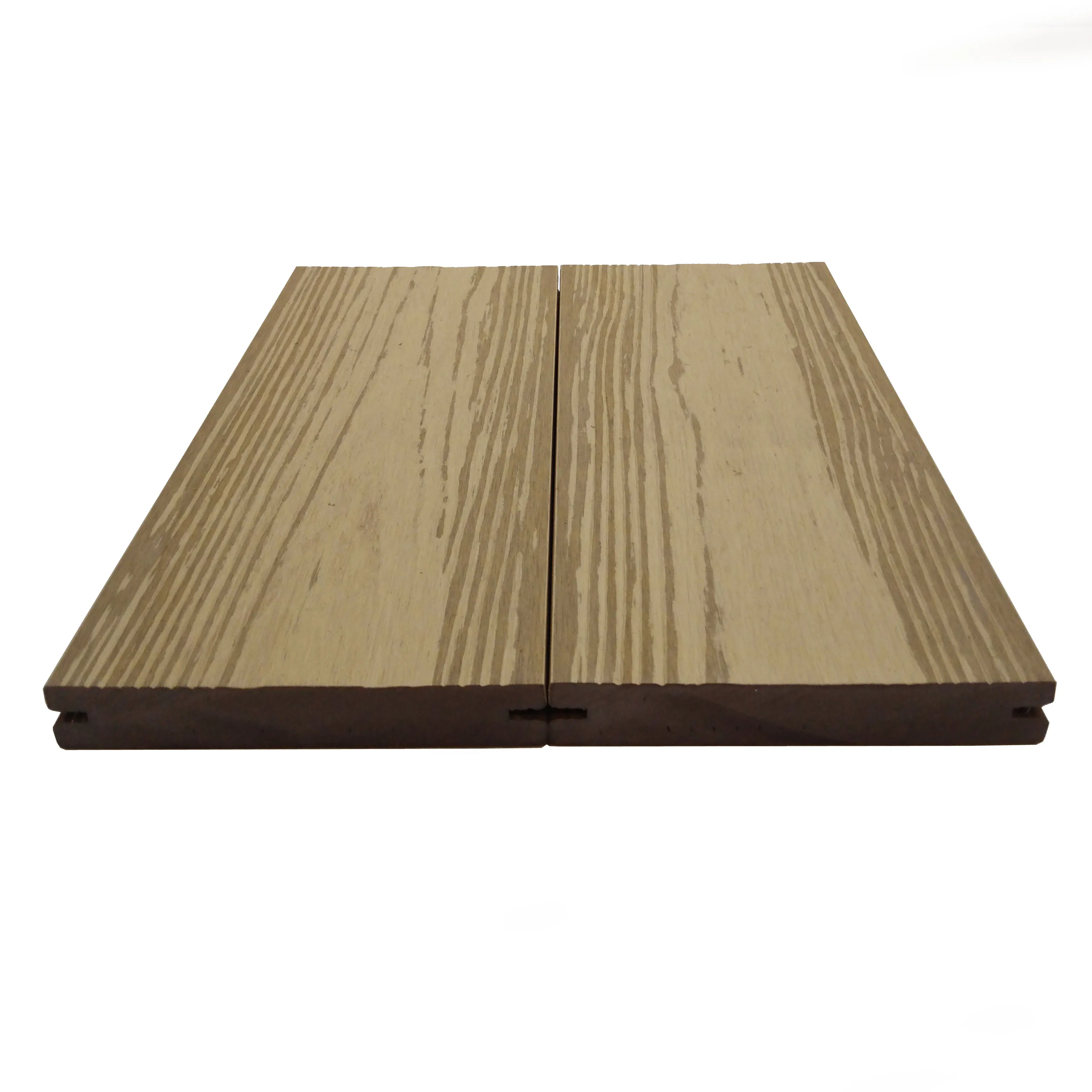 Водонепроницаемый огнеупорный соэкструзионный 3D рельефный твердый настил из ДПК для наружного использования