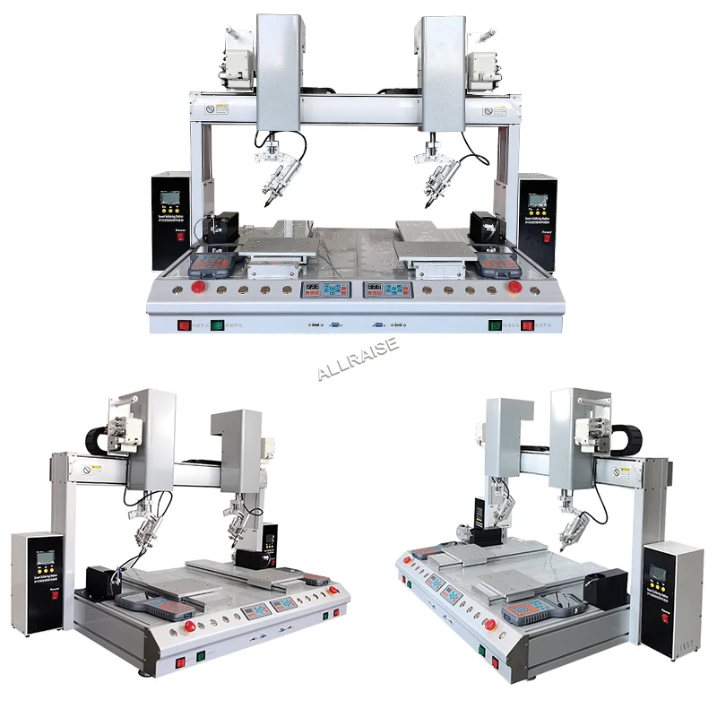 Double Iron Head Soldering Machine BBA Dual Platform Welding Equipment PCB Soldering Robot Automatic Soldering Machine