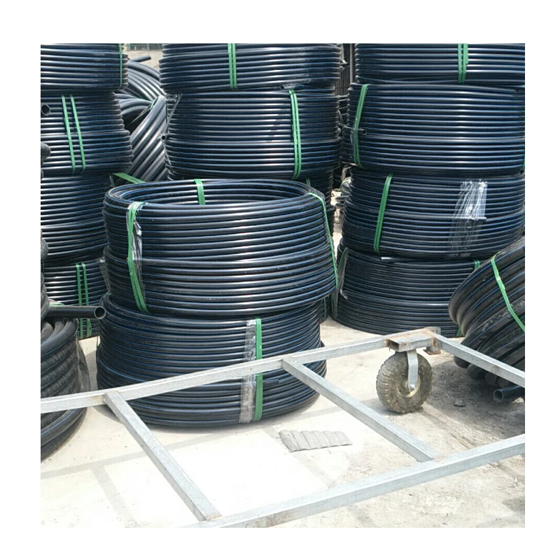 Hot selling 1 inch 2 inch 4 inch black plastic pe roll water pipe