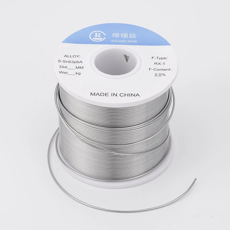 Flux cored 6337 0.8mm 1.0mm tin rosin cored solder welding wire used for electrical repair usb cable machine