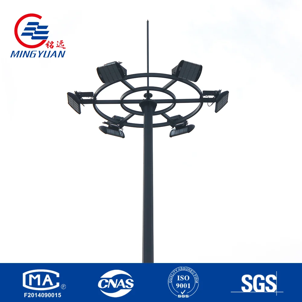 30m High Mast Lighting Pole For Football Stadium