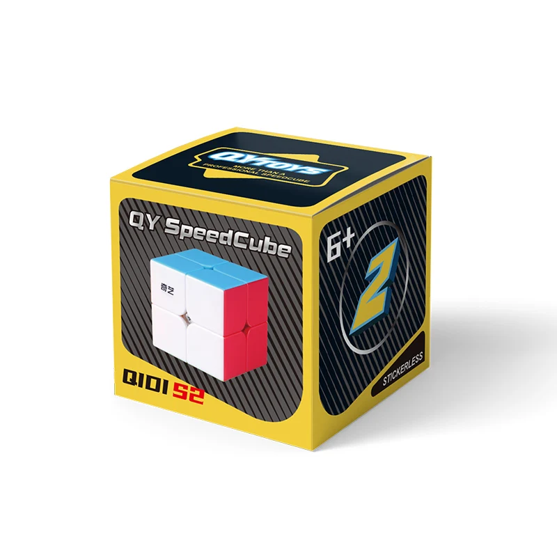 2x2x2 Magic Cube QiDi W S2 2x2 speed cube Magico Cubo твист пластиковые Развивающие игрушки для детей