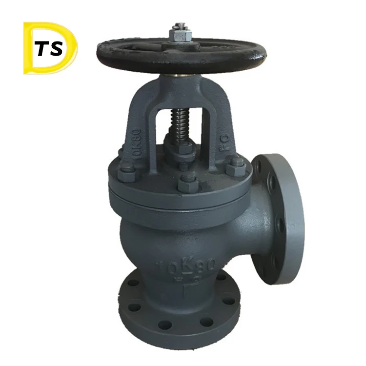 Angle Globe Valve JIS  F7306 5K and F7354 5K Cast Iron Marine Valve Globe Valve