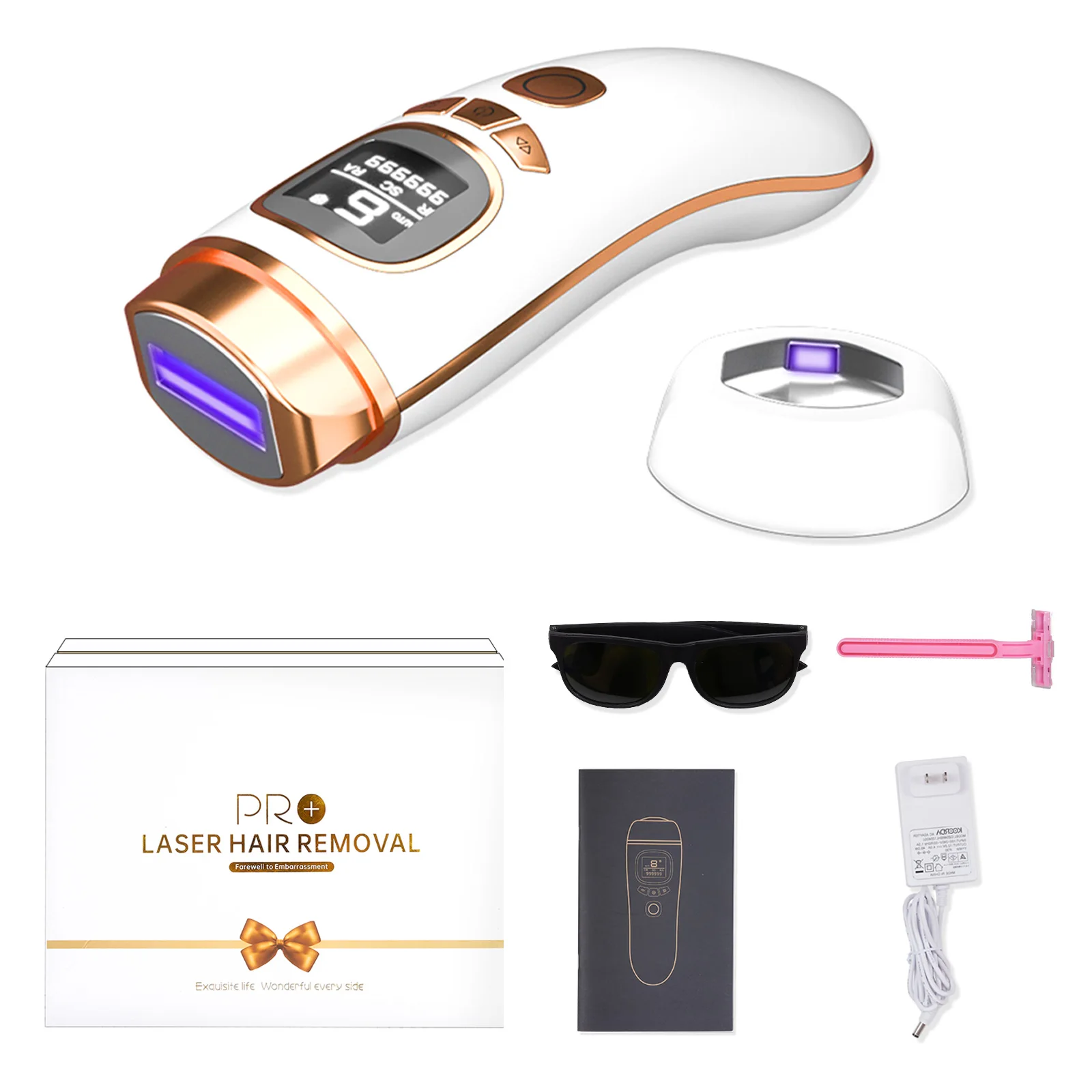 Ice Cooling Portable Home Use Permanent Hair Laser Removal Cold IPL Home Cordless Machine Device Women Use For Korea Japan