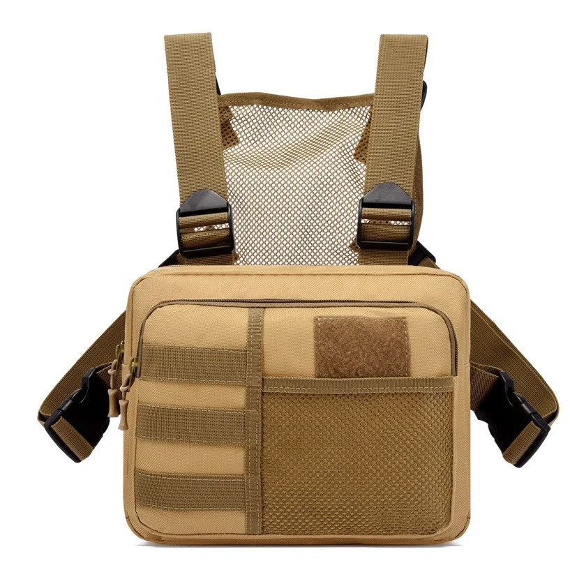 Rescue Utility Oxford Mountaineering Magazine Nylon Crossbody Sling Vest Shoulder Multifunction Tactical Chest Rig Bag Outdoor