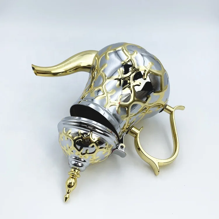 Outdoor Camping Portable Water Boiling Pot Stainless Steel Teapot Gold Coffee Cooking Pot Metal Water Kettle