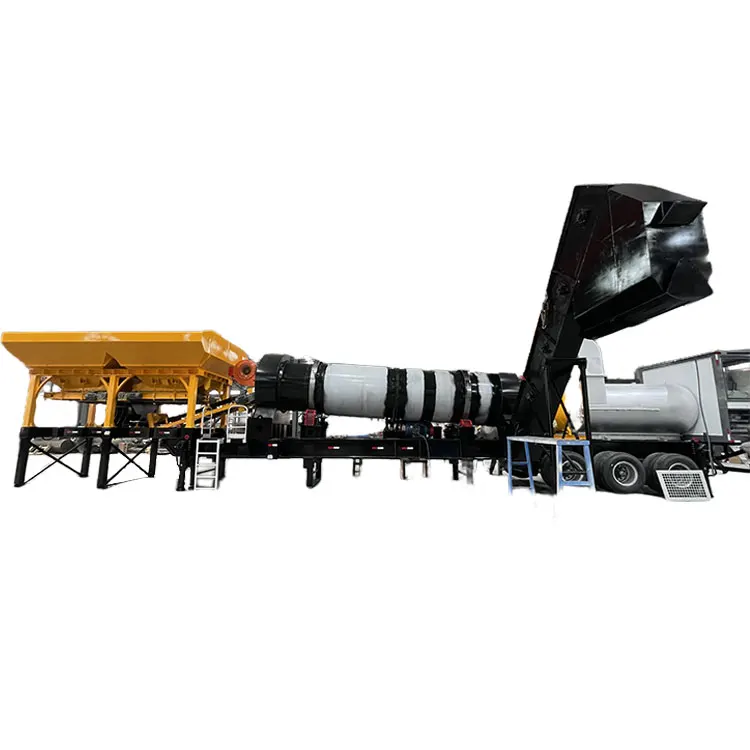 sinoroader 100t/h Asphalt mobile hot mix plant