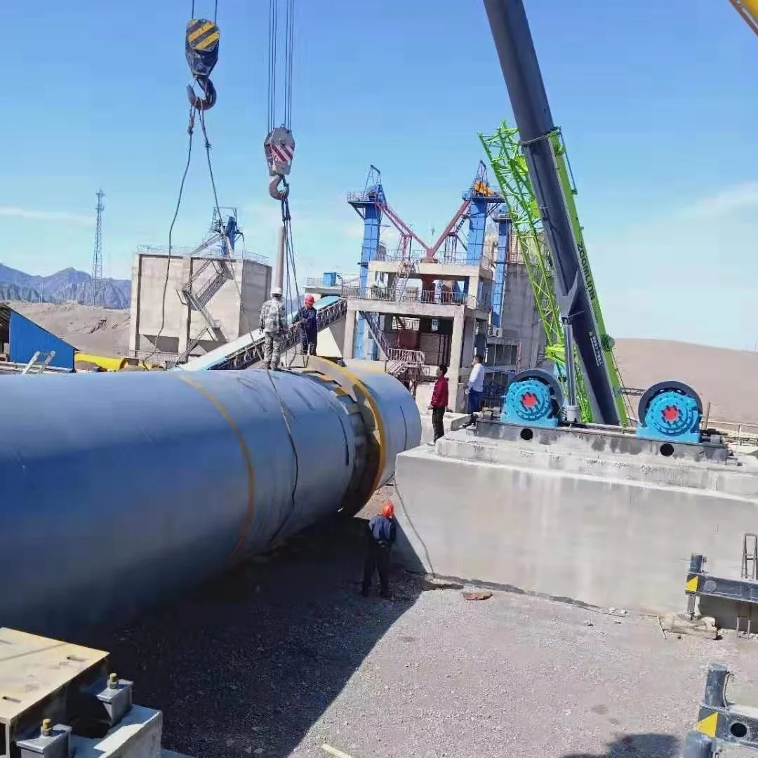 300tpd Dolomite bauxite kaolin rotary kiln equipment for sale