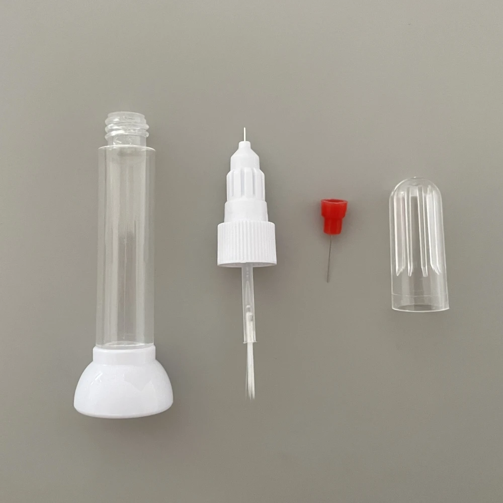 MLJ006-C001 10ML Plastic Nail Art Gel Pen touch up scratch repair package painting pen black glue empty bottle