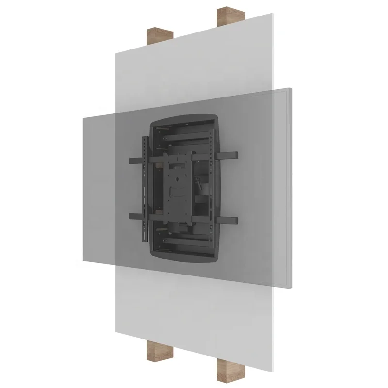 VESA 600X400 tv wall bracket recessed full motion mount 32 to 75 inch tv wall mount