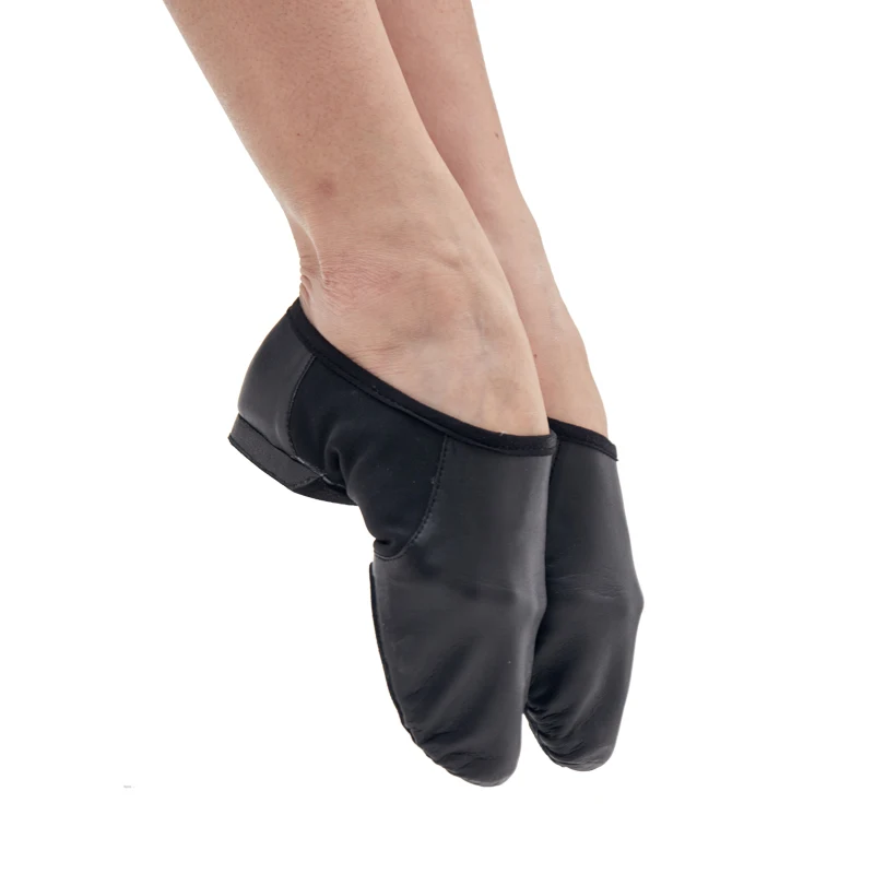 
Soft Leather Dance Shoes Split Sole Women Jazz Shoes Black and Tan 1 Week 100 Pairs 100% Cotton Cotton Fabric CN;JIA JSS031 Ting 