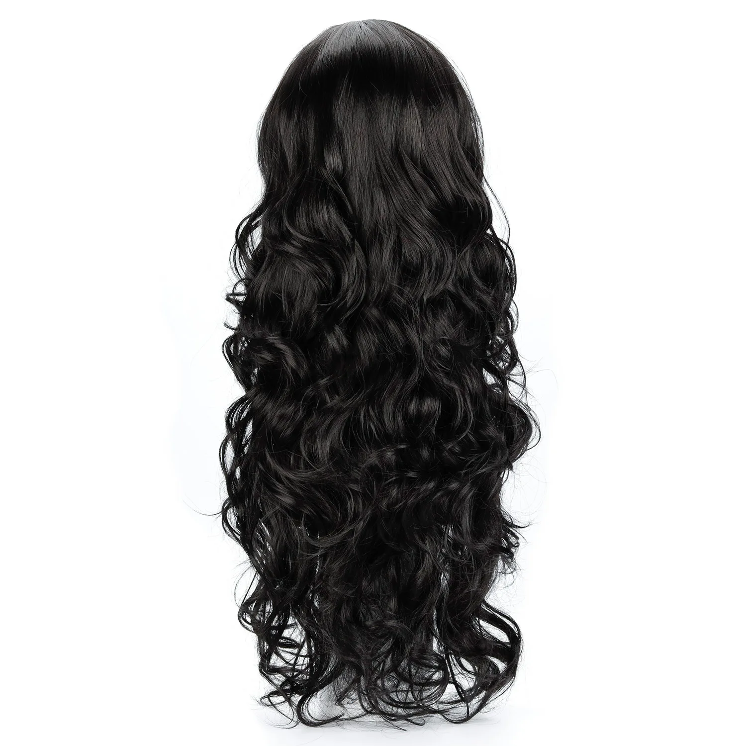 Лидер продаж на Amazon, европейские и американские парики, модные женские кудрявые волосы средней длины, головные уборы из химического волокна, прямые продажи с завода