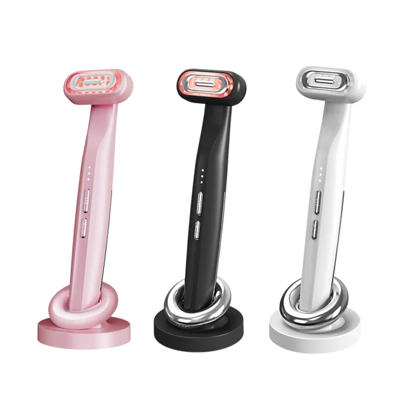 Synogal handheld heating electric vibration red light therapy facial massager eye beauty wand