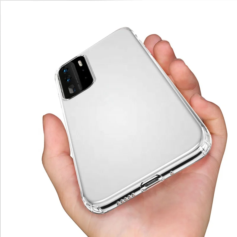 Cyrstal Clear Ultra Thin Soft Silicone TPU Scratch-Resistant Phone Case For Huawei P40 Cover
