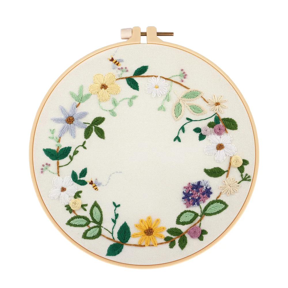 Лидер продаж, цветочное украшение, Набор для вышивки крестиком «сделай сам», набор для рукоделия для начинающих, Набор для вышивки «сделай сам»