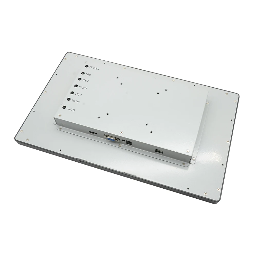 Wall VESA Mount 15 inch Open Frame PCAP Multi Touchscreen Touch Screen Monitor TFT LCD 4:3 HD Display with VGA  DVI Port