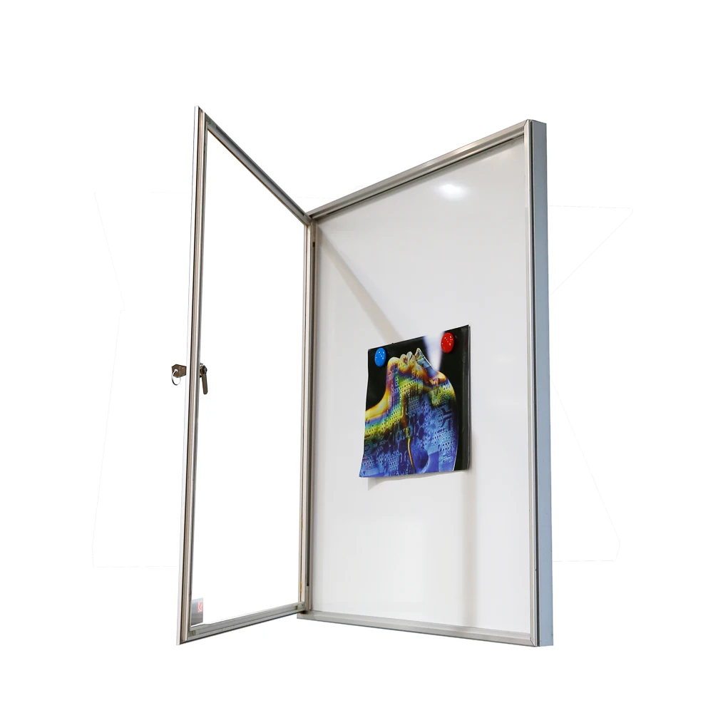 ZGS-C 70*100cm Outside Outdoor Poster Key Lock Display case Notice Board Wall Mounted Cabinet
